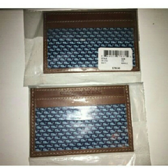 Two mens vineyard vines wallets
