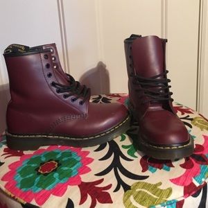 Burgundy Dr Martens