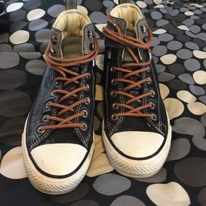 Custom Leather Converse
