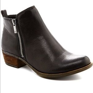 Lucky Brand Basel Smooth Leather Zip Booties