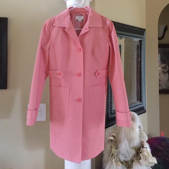 Pale Salmon rain jacket
