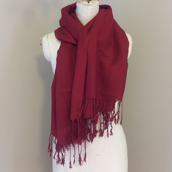 Blood red pashmina💃🏼