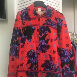 Anthropologie light weight jacket, floral pattern