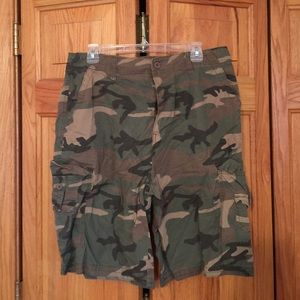Men's camouflage shorts