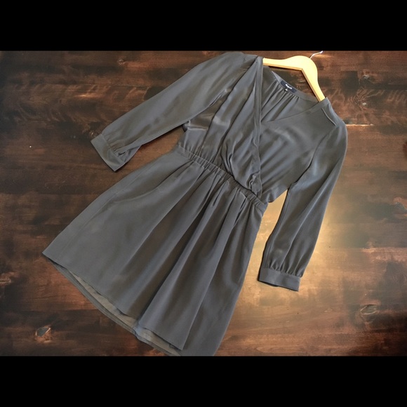Madewell Silk Faux Wrap Dress
