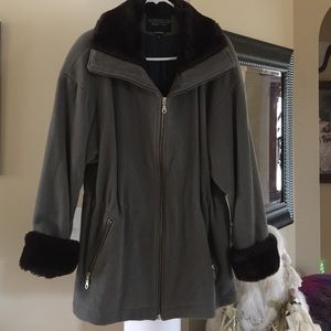 Sage green wool jacket