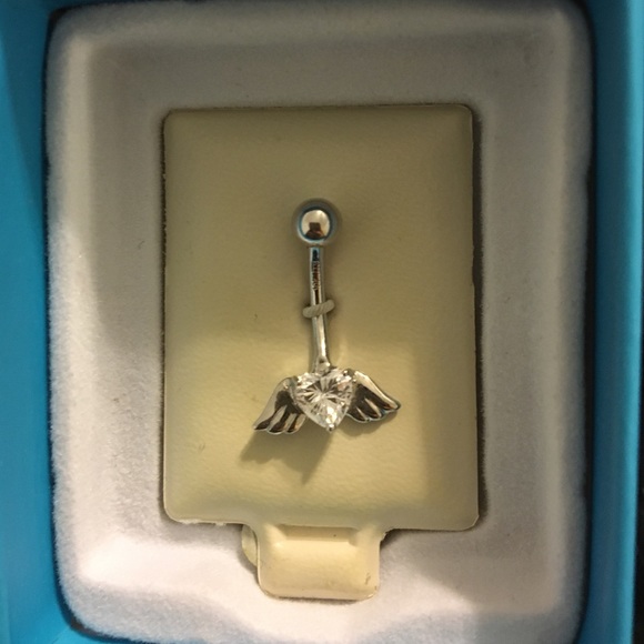 10k gold belly button ring