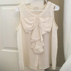Kate Spade button up bow blouse