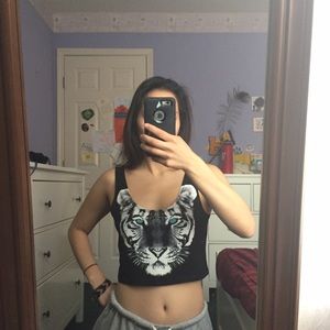 Tiger Crop Top