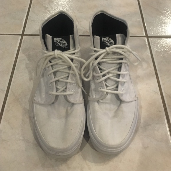 White high top vans