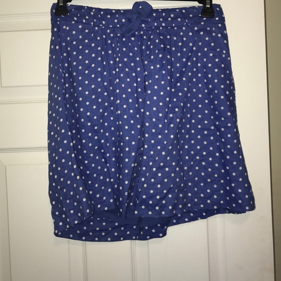 J.Crew Polka dot mini skirt