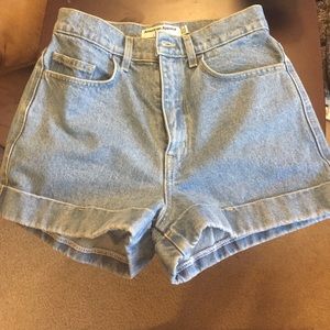 American Apparel high waisted shorts