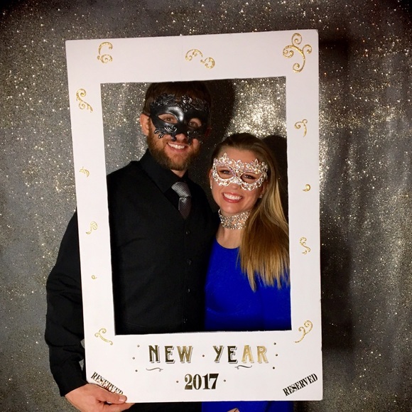 *SOLD* Rhinestone crystal masquerade mask - Picture 3 of 4