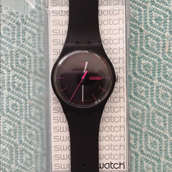 Pink and Black Swatch