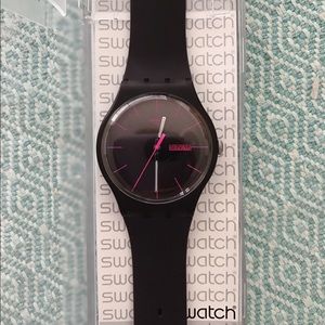 Pink and Black Swatch