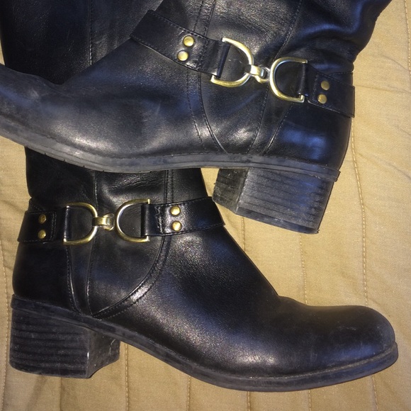 💯 NWOT Bandolino Boots! Brown & Black 🎀💕 - Picture 2 of 4