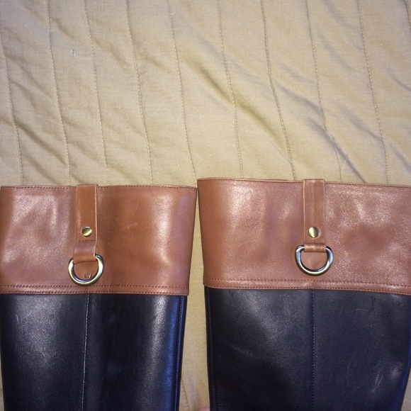 💯 NWOT Bandolino Boots! Brown & Black 🎀💕 - Picture 3 of 4