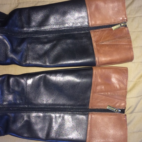 💯 NWOT Bandolino Boots! Brown & Black 🎀💕 - Picture 4 of 4