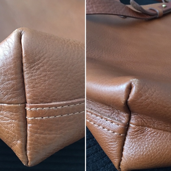 🎉SOLD🎉 Madewell Mini Transport English Saddle - Picture 3 of 4