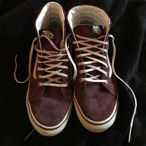 Vans suede skate highs!