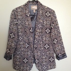 Forever 21 Contemp. Lavender/Grey Medallion Blazer
