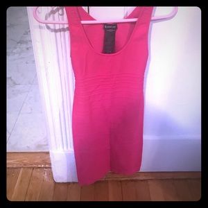 Bebe- pink bodycon dress