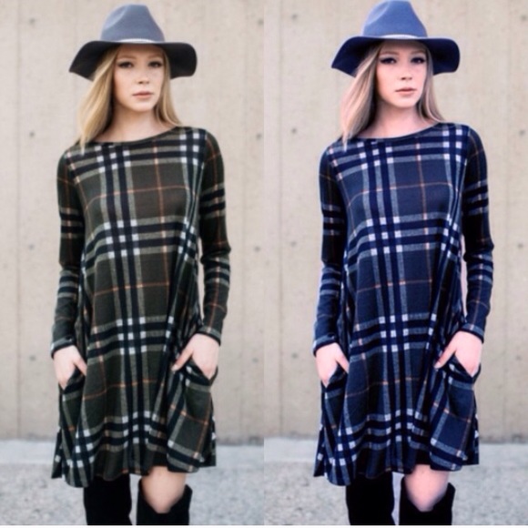 ❣️LAST-S❣️ Feather Print Fall Flowy Swing Dress - Picture 4 of 4