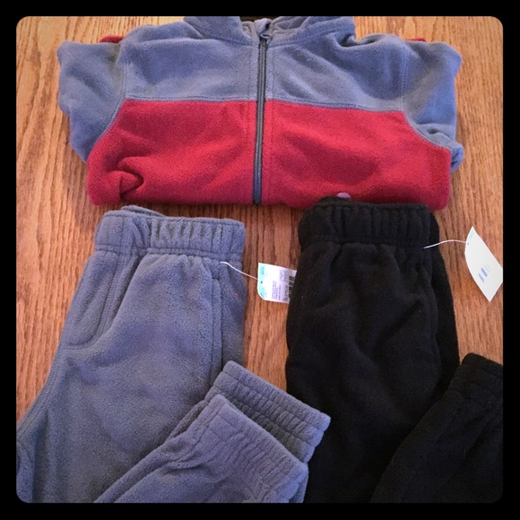 NWT Fleece Bundle! FREE BLUE MATCHING SWEATSHIRT!