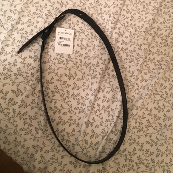 Brand new black leather belt.