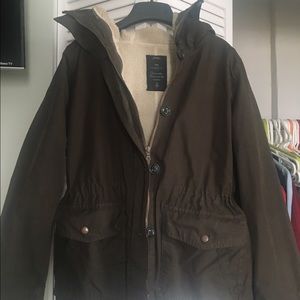 Parka with wool lining from the Gap