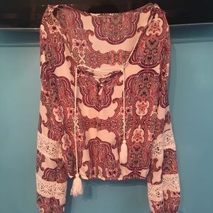 👕 lace up puffy shirt 👚