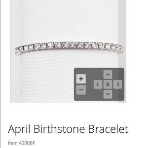 Swarovski April Birthstone Bracelet