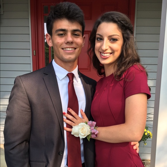 Express maroon dress