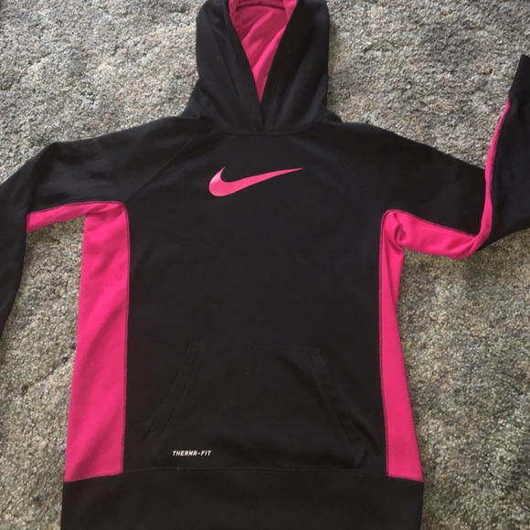 Black and Pink XL Youth Nike Sweatshirt