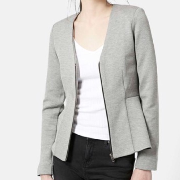 NWOT Topshop Peplum jacket
