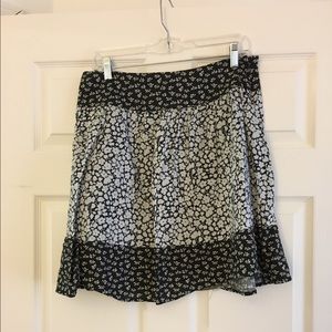 Black and White Skirt - Size M