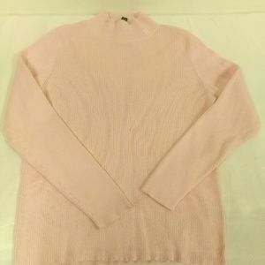 Lauren Ralph Lauren Pink Ribbed Sweater Sz. XL