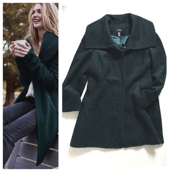 Alfani Jackets & Blazers - Alfani Emerald Green Wool Coat