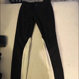 Rag & bone black and white jeans size 25
