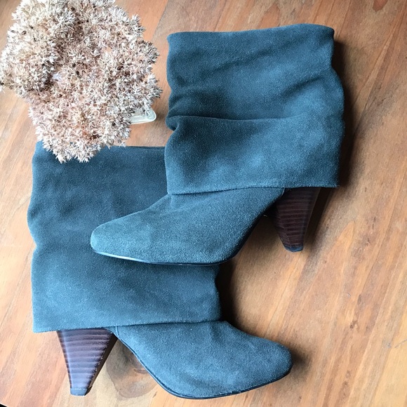 Steve Madden Shoes - Steve Madden Carlsen grey suede slouchy heels, 8.5