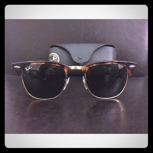 Pair of Raybans Tortoise sunglasses
