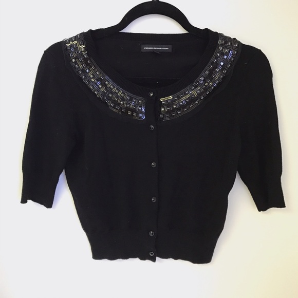Express Embellished Cardigan