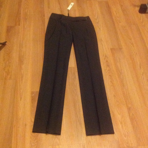 Elie Tahari chocolate melange pants, NWT
