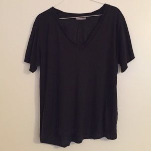 Zara Basic Black V Neck