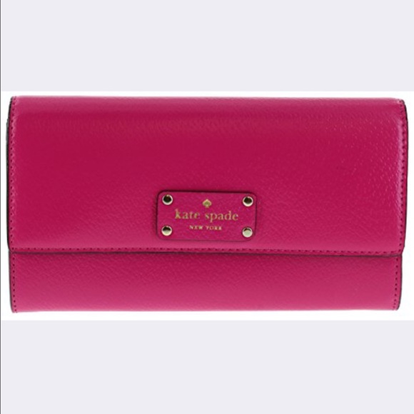 Kate spade Wellesley pink wallet