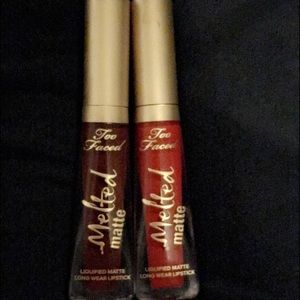 TWO Too Faced Melted Matte Liquid Lipsticks