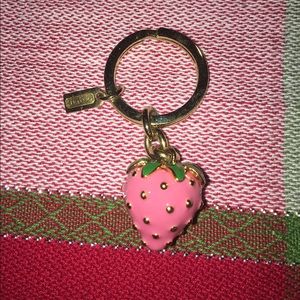 Coach strawberry keychain!