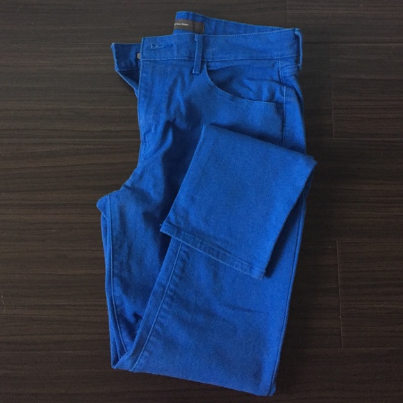 Levi's high rise skinny-bright blue