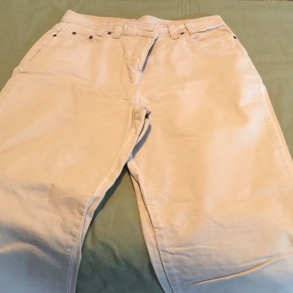 Beige casual pants