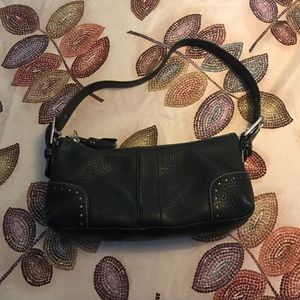 Small black coach purse